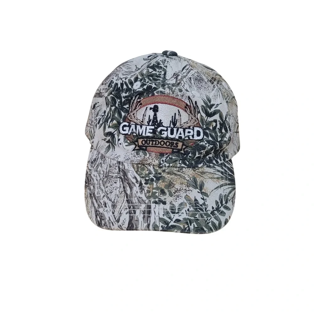 Game Guard Outdoors Camouflage Embroidered Logo Baseball Cap Hat Youth‎